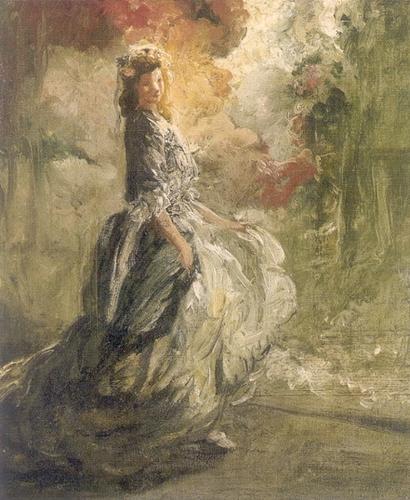 Wikioo.org - The Encyclopedia of Fine Arts - Painting, Artwork by Everett Shinn - French Maiden 1