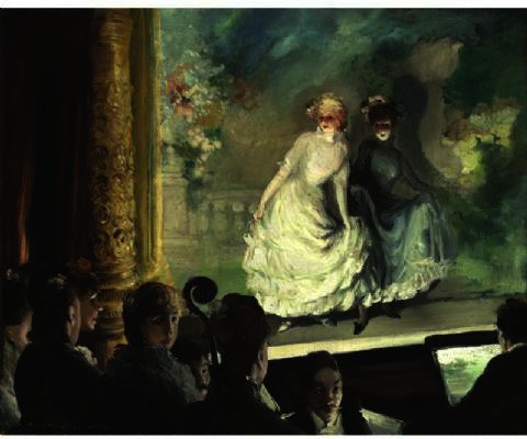 Wikioo.org - The Encyclopedia of Fine Arts - Painting, Artwork by Everett Shinn - Stage scene