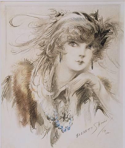 WikiOO.org - Encyclopedia of Fine Arts - Malba, Artwork Everett Shinn - The Princess