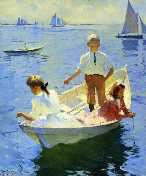 Wikioo.org - The Encyclopedia of Fine Arts - Painting, Artwork by Frank Weston Benson - Calm Morning