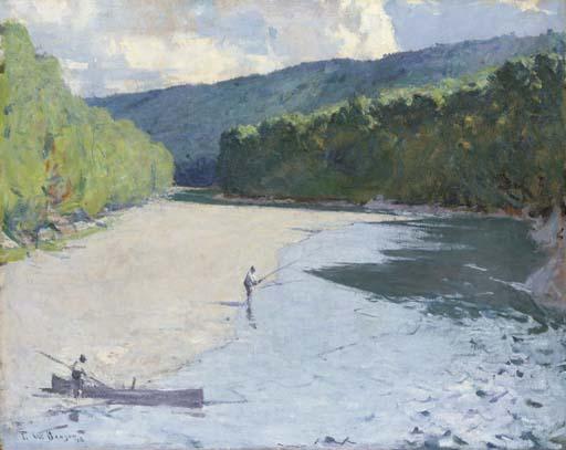 Wikioo.org - The Encyclopedia of Fine Arts - Painting, Artwork by Frank Weston Benson - Lower Camp Pool
