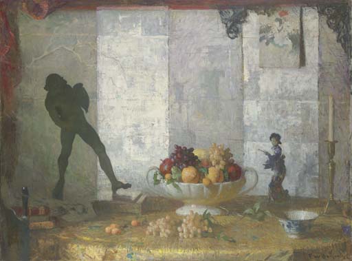 Wikioo.org - The Encyclopedia of Fine Arts - Painting, Artwork by Frank Weston Benson - Still Life Decoration