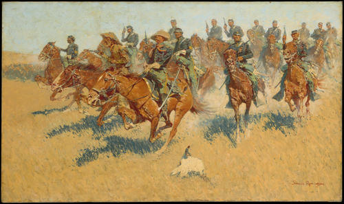 Wikioo.org - The Encyclopedia of Fine Arts - Painting, Artwork by Frederic Remington - On the Southern Plains