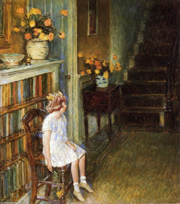 Wikioo.org - The Encyclopedia of Fine Arts - Painting, Artwork by Frederick Childe Hassam - Clarissa