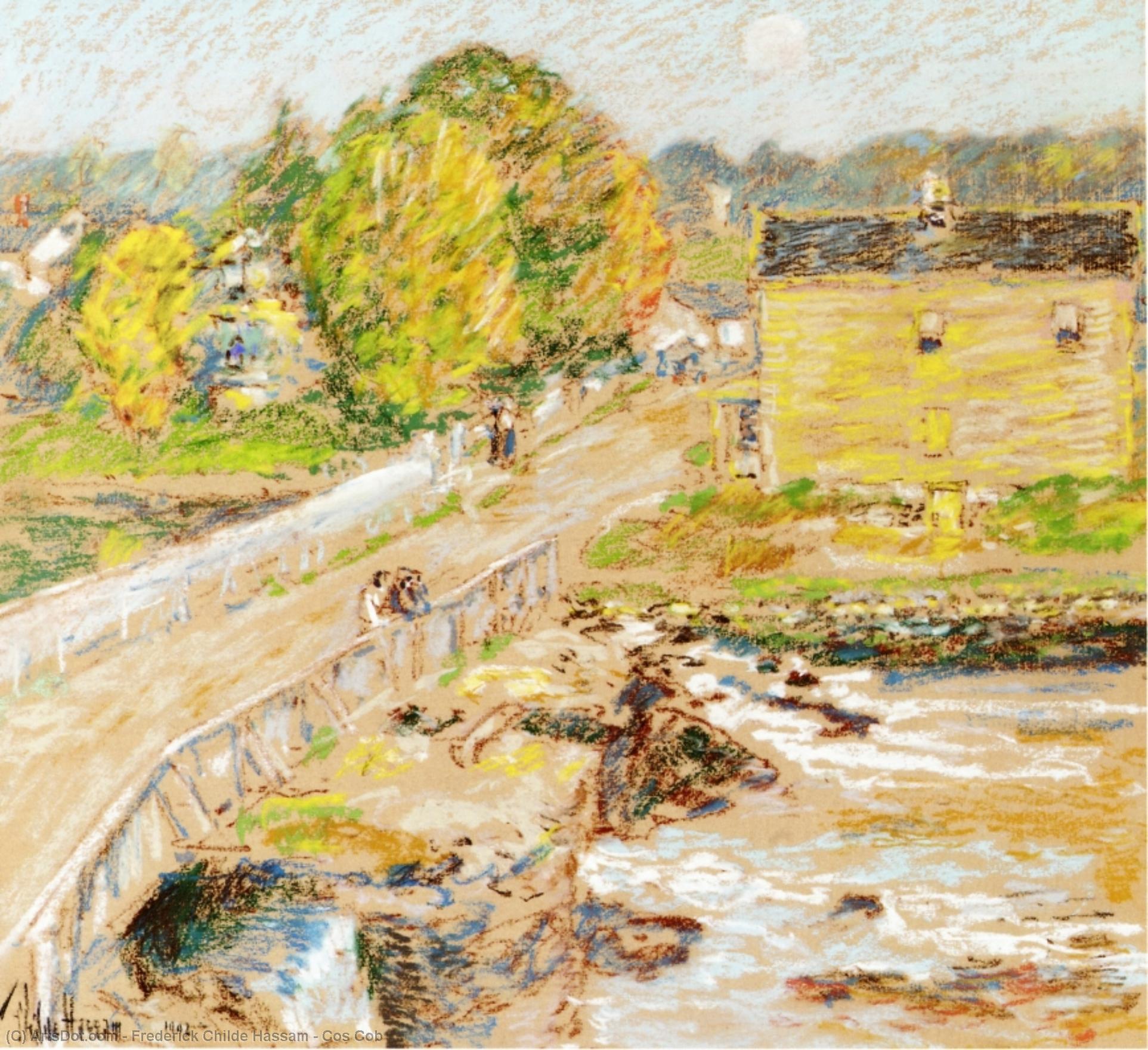 Wikioo.org - The Encyclopedia of Fine Arts - Painting, Artwork by Frederick Childe Hassam - Cos Cob