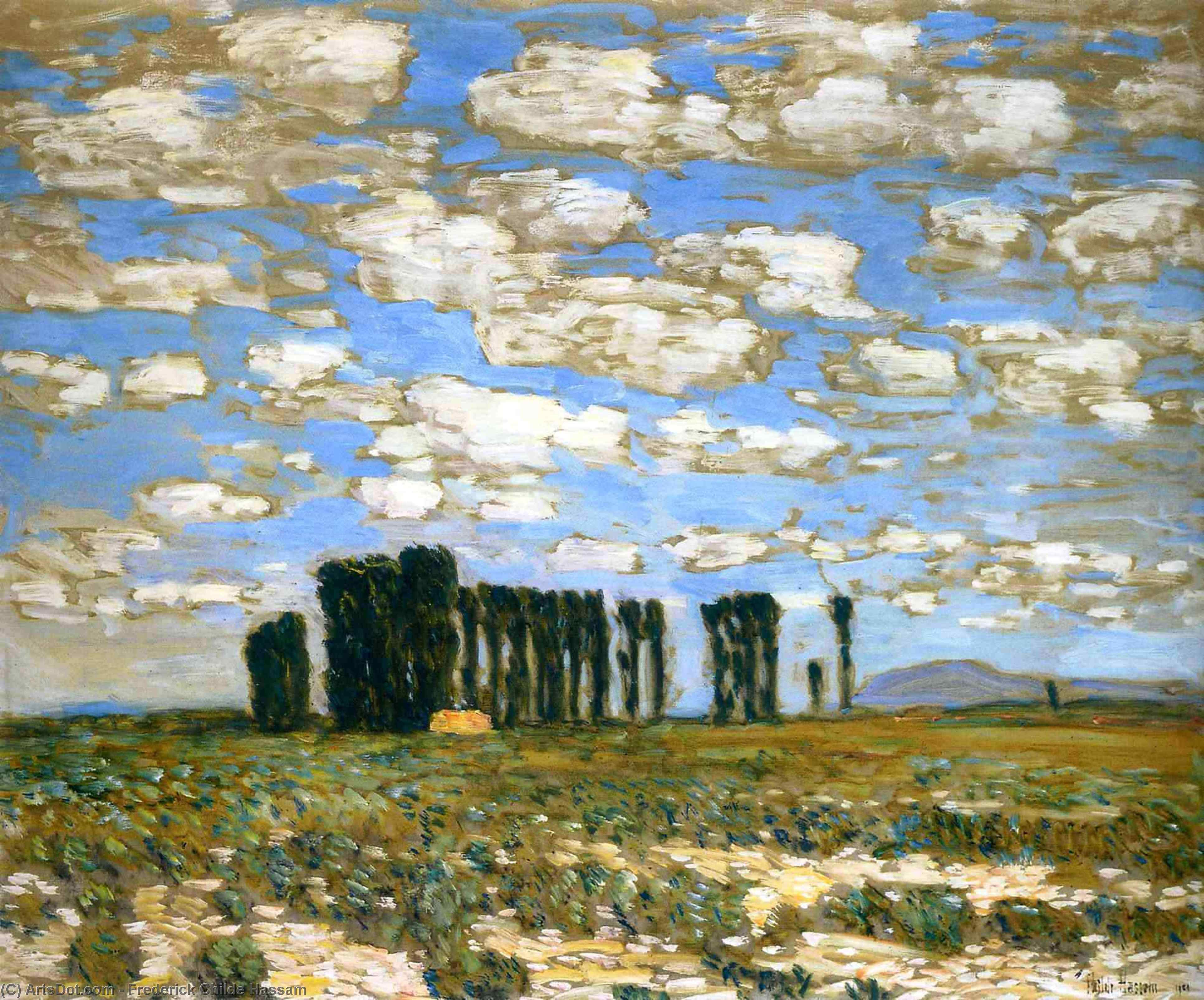 Wikioo.org - The Encyclopedia of Fine Arts - Painting, Artwork by Frederick Childe Hassam - Harney Desert Landscape