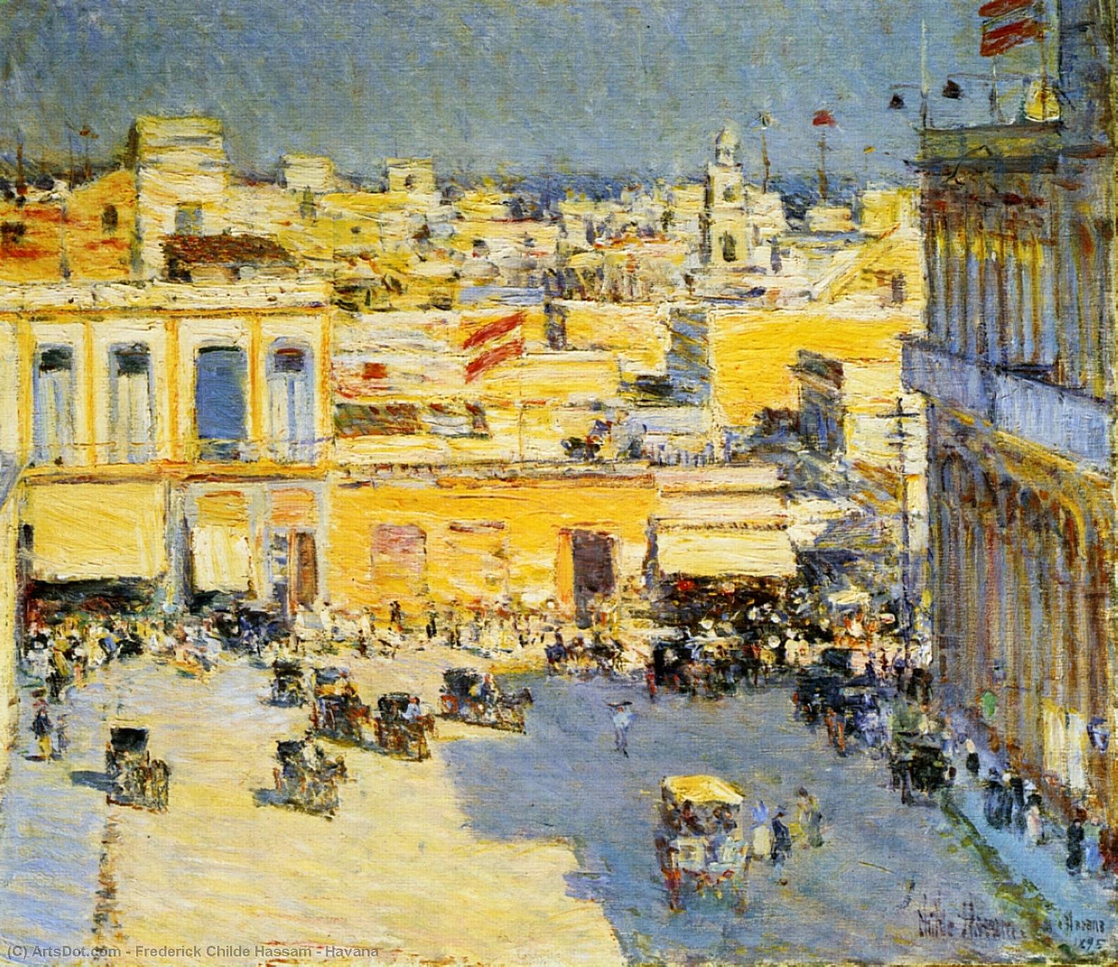Wikioo.org - The Encyclopedia of Fine Arts - Painting, Artwork by Frederick Childe Hassam - Havana