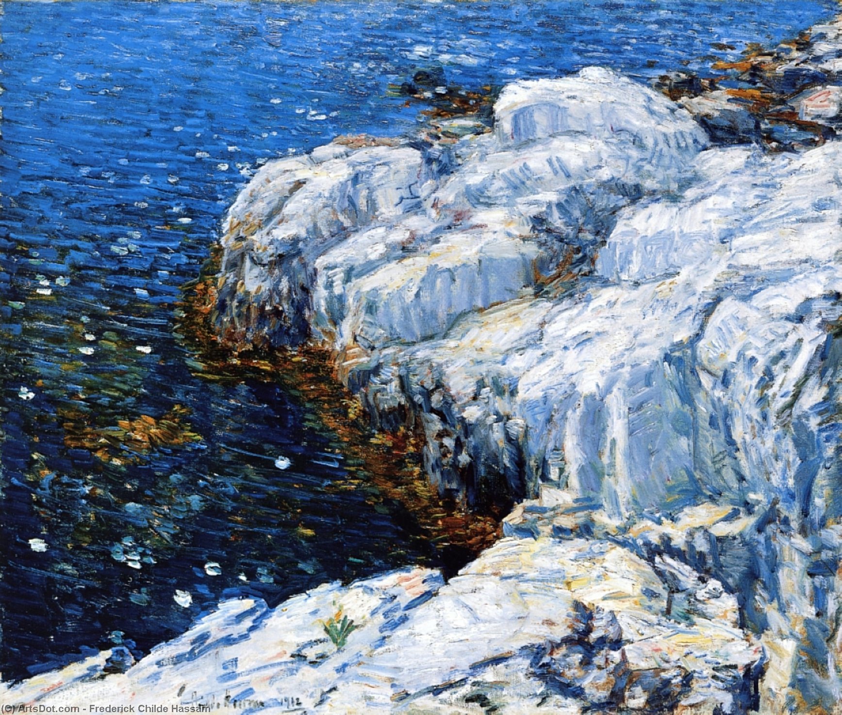 Wikioo.org - The Encyclopedia of Fine Arts - Painting, Artwork by Frederick Childe Hassam - Jelly Fish