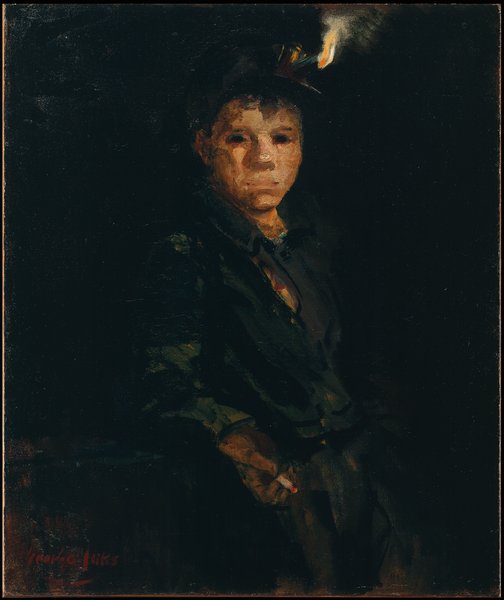 WikiOO.org - Encyclopedia of Fine Arts - Malba, Artwork George Benjamin Luks - Breaker Boy of Shenandoah