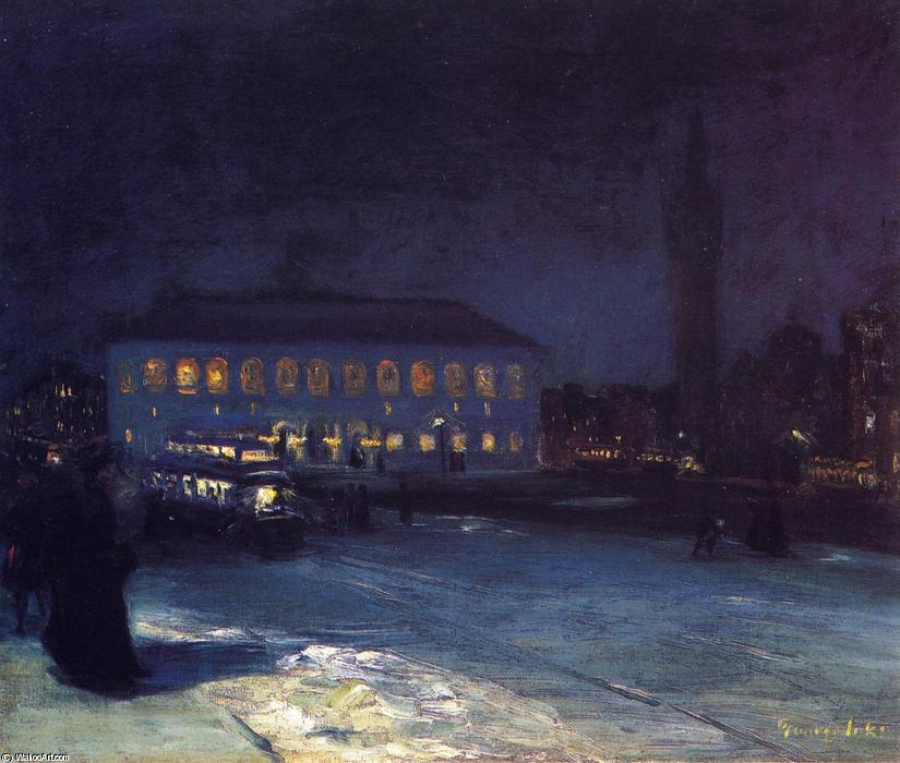 Wikioo.org - The Encyclopedia of Fine Arts - Painting, Artwork by George Benjamin Luks - Copley Square