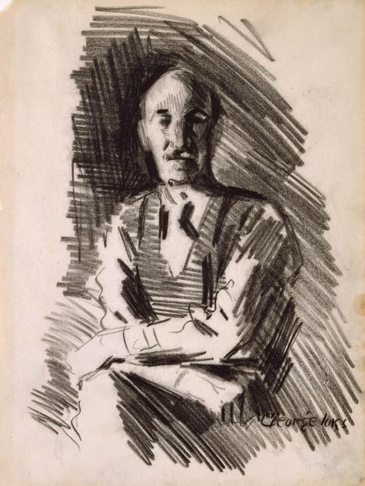 WikiOO.org - Encyclopedia of Fine Arts - Målning, konstverk George Benjamin Luks - Portrait