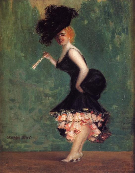WikiOO.org - אנציקלופדיה לאמנויות יפות - ציור, יצירות אמנות George Benjamin Luks - The Dancers