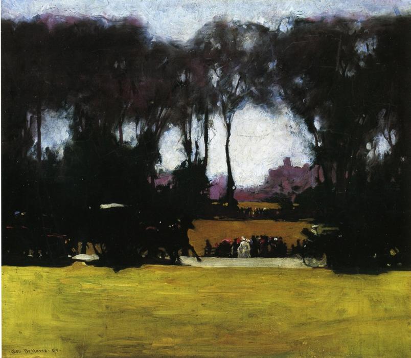 Wikioo.org - The Encyclopedia of Fine Arts - Painting, Artwork by George Wesley Bellows - Central Park