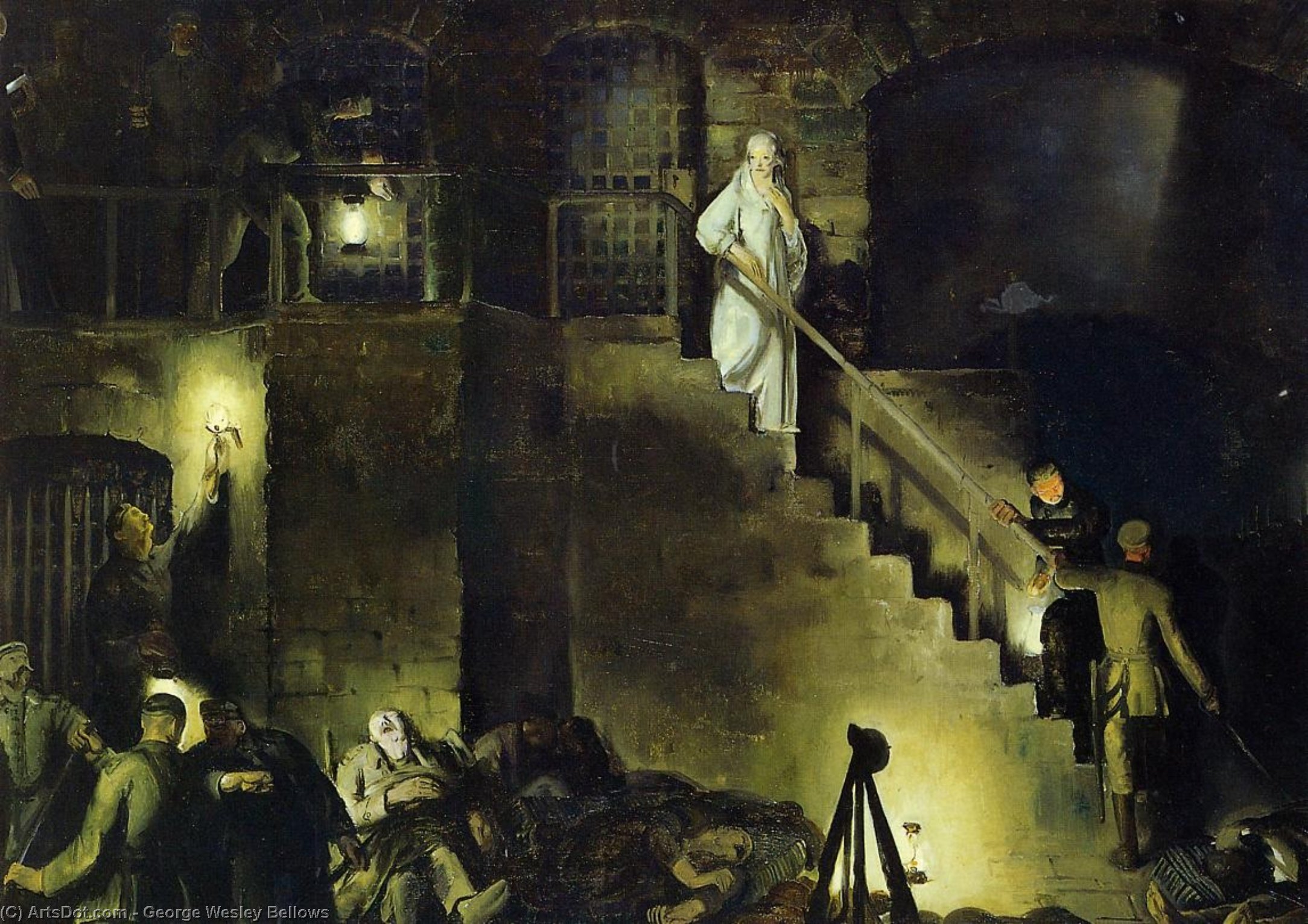 Wikioo.org - The Encyclopedia of Fine Arts - Painting, Artwork by George Wesley Bellows - Edith Cavell