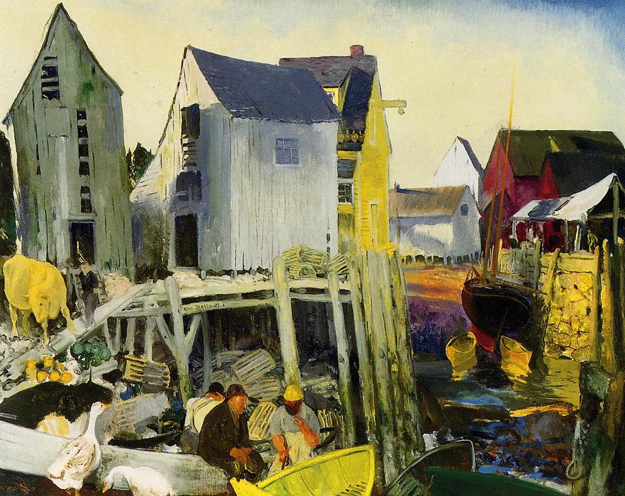 Wikioo.org - The Encyclopedia of Fine Arts - Painting, Artwork by George Wesley Bellows - Matinicus