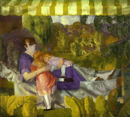Wikioo.org – L'Encyclopédie des Beaux Arts - Peinture, Oeuvre de George Wesley Bellows - Ma famille