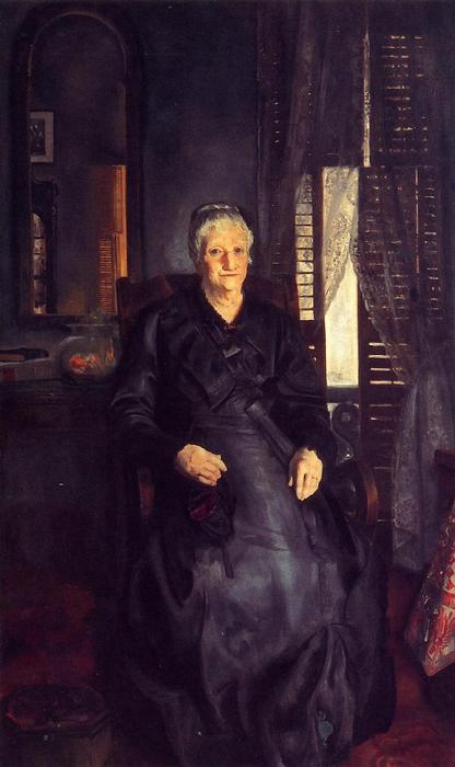 WikiOO.org - 백과 사전 - 회화, 삽화 George Wesley Bellows - My Mother
