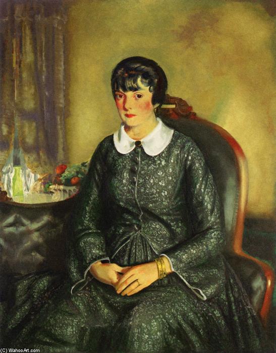 Wikioo.org - The Encyclopedia of Fine Arts - Painting, Artwork by George Wesley Bellows - Portrait of Mary McKinnon