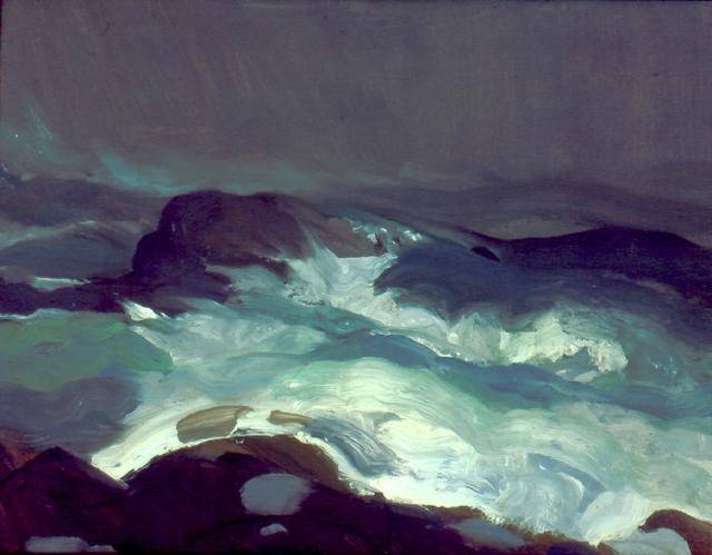 Wikioo.org - The Encyclopedia of Fine Arts - Painting, Artwork by George Wesley Bellows - Sea in Fog