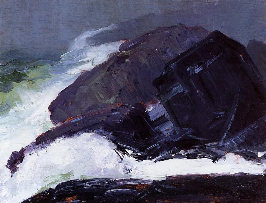 Wikioo.org - The Encyclopedia of Fine Arts - Painting, Artwork by George Wesley Bellows - Tang of the Sea
