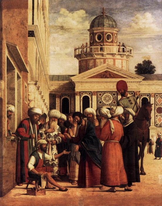 Wikioo.org - The Encyclopedia of Fine Arts - Painting, Artwork by Giovanni Battista Cima Da Conegliano - The Healing of Anianus