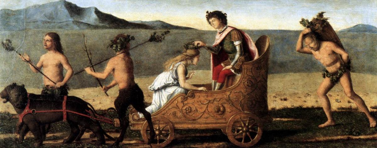 Wikioo.org - The Encyclopedia of Fine Arts - Painting, Artwork by Giovanni Battista Cima Da Conegliano - The Marriage of Bacchus and Ariadne