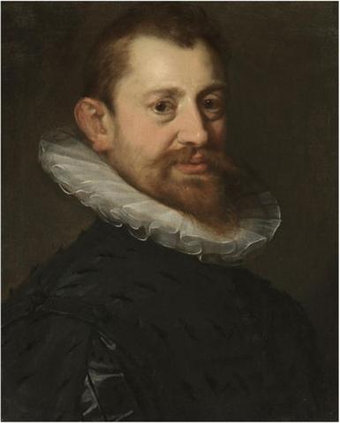 WikiOO.org - Енциклопедия за изящни изкуства - Живопис, Произведения на изкуството Hans Von Aachen - Portrait of a gentleman