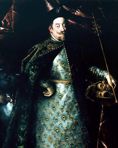 WikiOO.org - Енциклопедия за изящни изкуства - Живопис, Произведения на изкуството Hans Von Aachen - Portrait of Matthias, Holy Roman Emperor