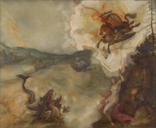 Wikioo.org - สารานุกรมวิจิตรศิลป์ - จิตรกรรม Hans Von Aachen - The liberation of Andromeda