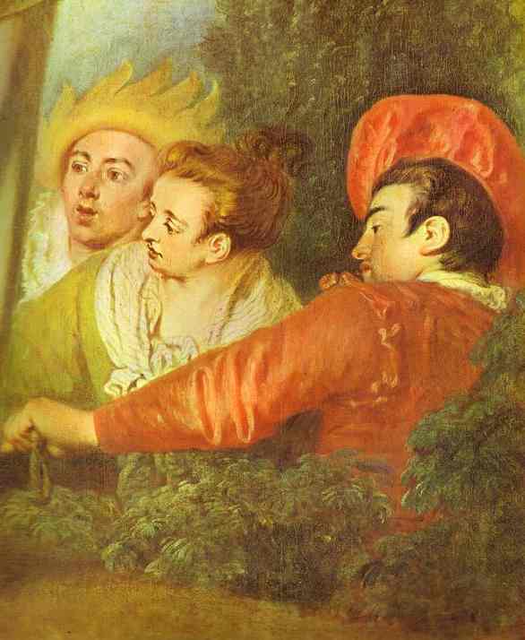WikiOO.org - Encyclopedia of Fine Arts - Festés, Grafika Jean Antoine Watteau - Pierrot, also known as Gilles