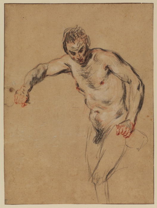 Wikioo.org – L'Enciclopedia delle Belle Arti - Pittura, Opere di Jean Antoine Watteau - Satiro vino versando