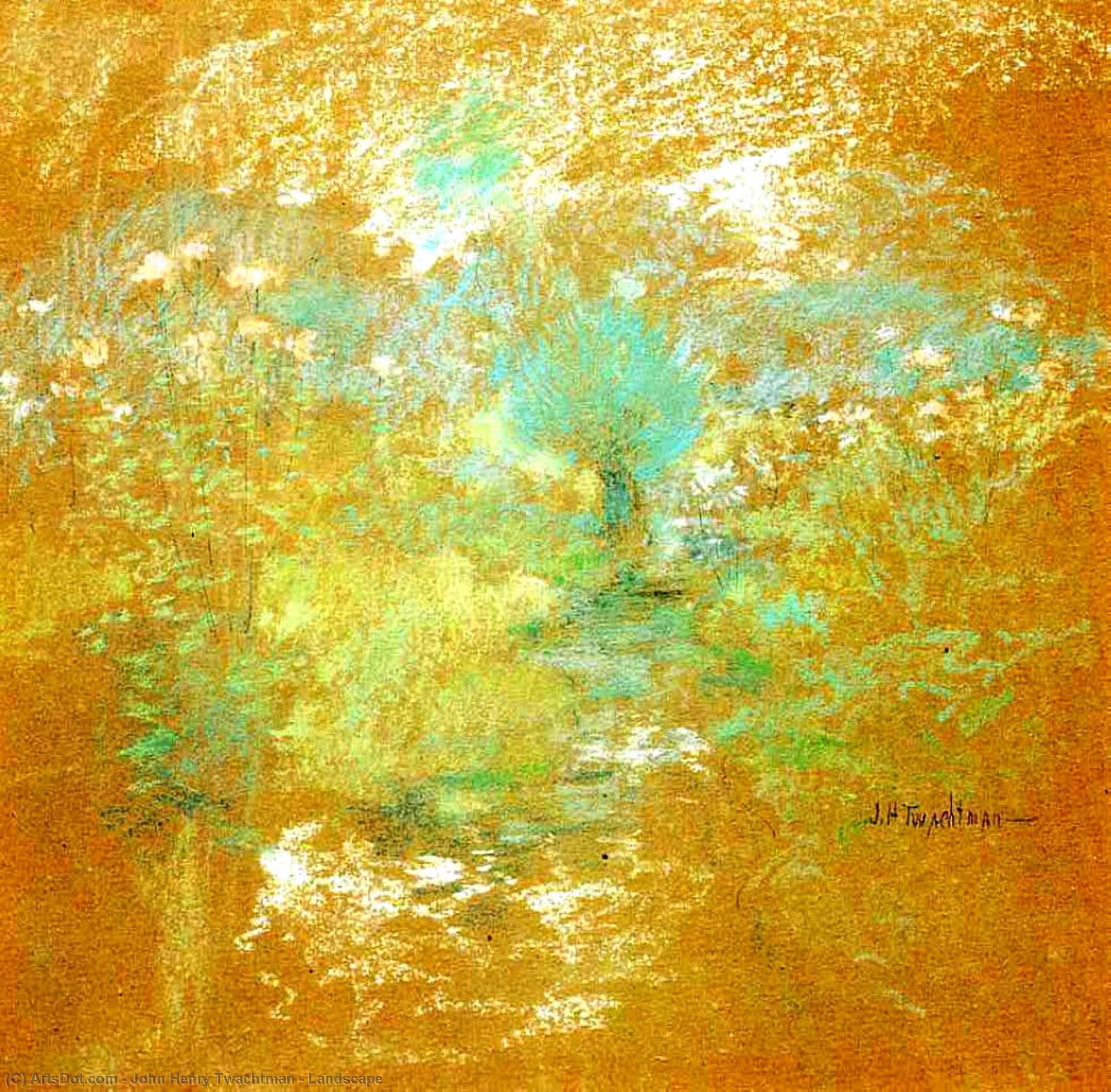 Wikioo.org - Bách khoa toàn thư về mỹ thuật - Vẽ tranh, Tác phẩm nghệ thuật John Henry Twachtman - Landscape