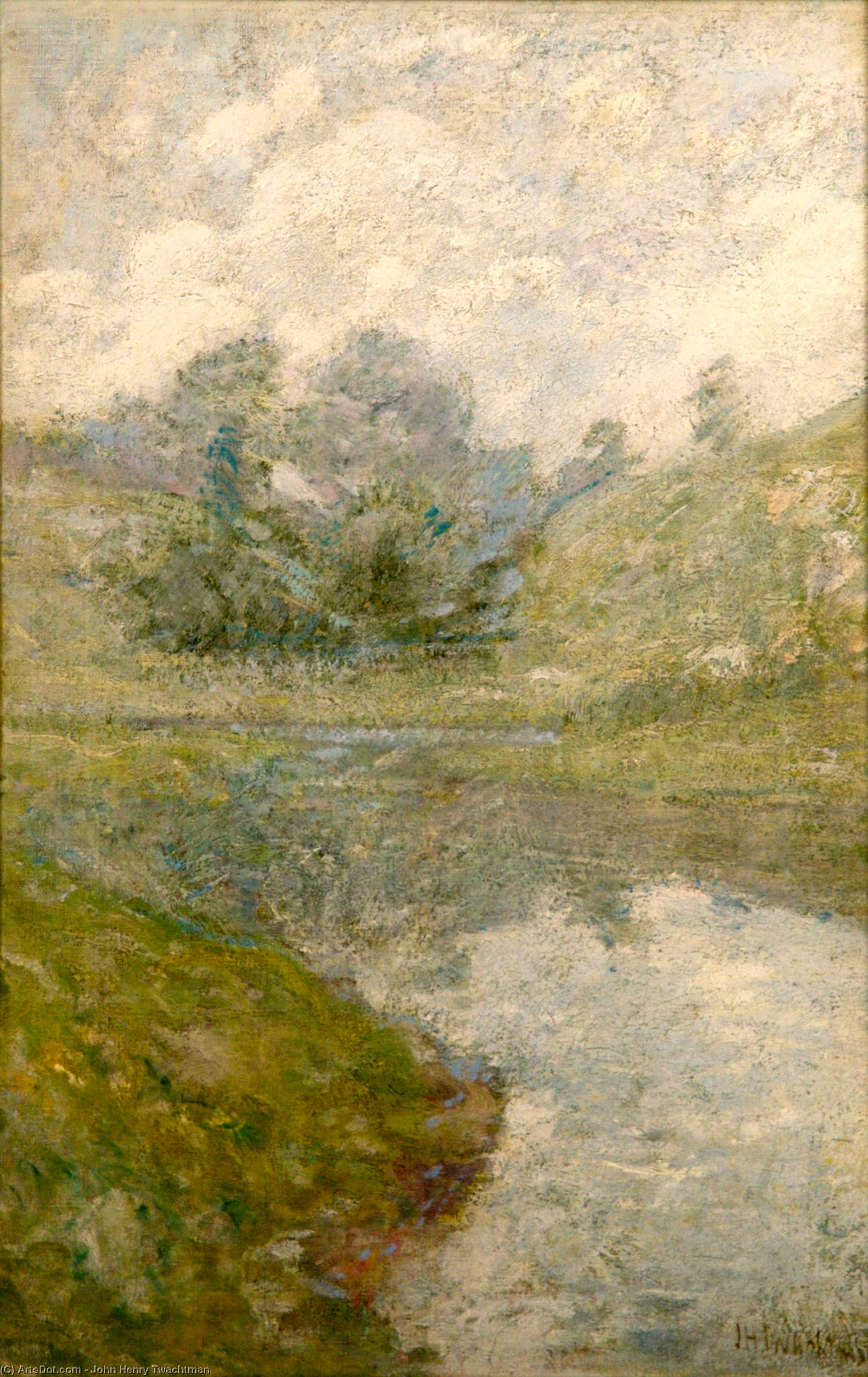 WikiOO.org - Encyclopedia of Fine Arts - Maleri, Artwork John Henry Twachtman - Landscape 3