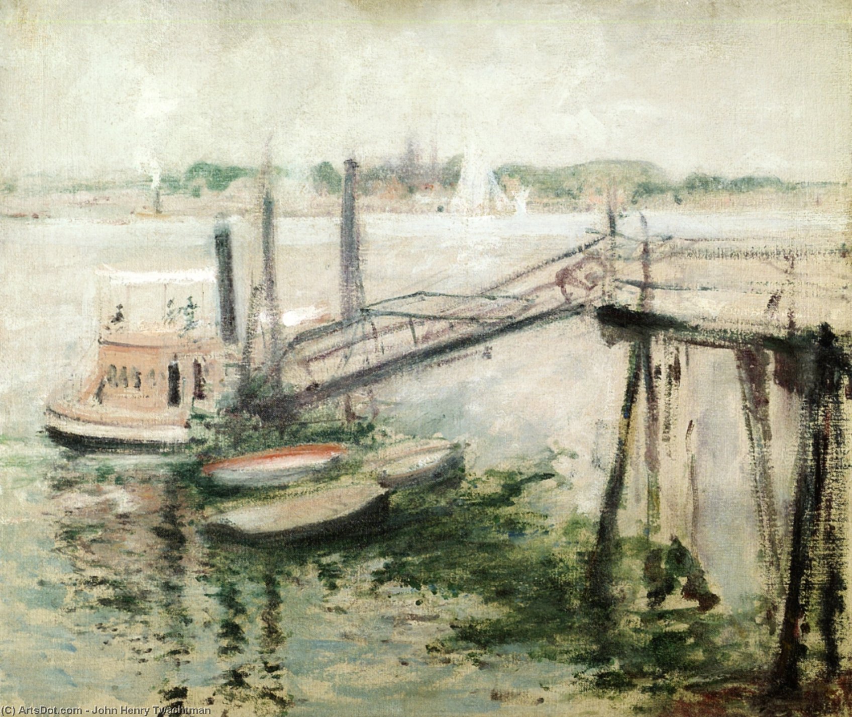 Wikioo.org - The Encyclopedia of Fine Arts - Painting, Artwork by John Henry Twachtman - Little Giant