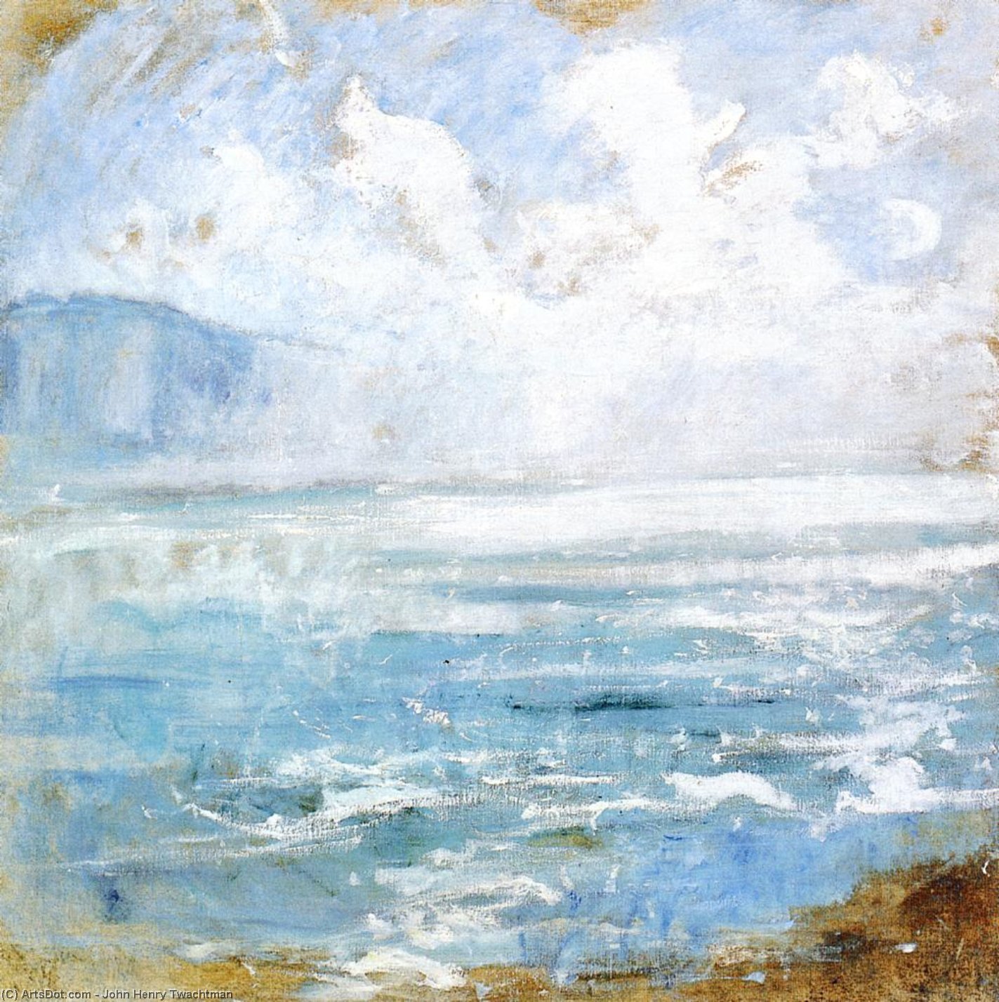 WikiOO.org - Encyclopedia of Fine Arts - Maalaus, taideteos John Henry Twachtman - Niagara Gorge