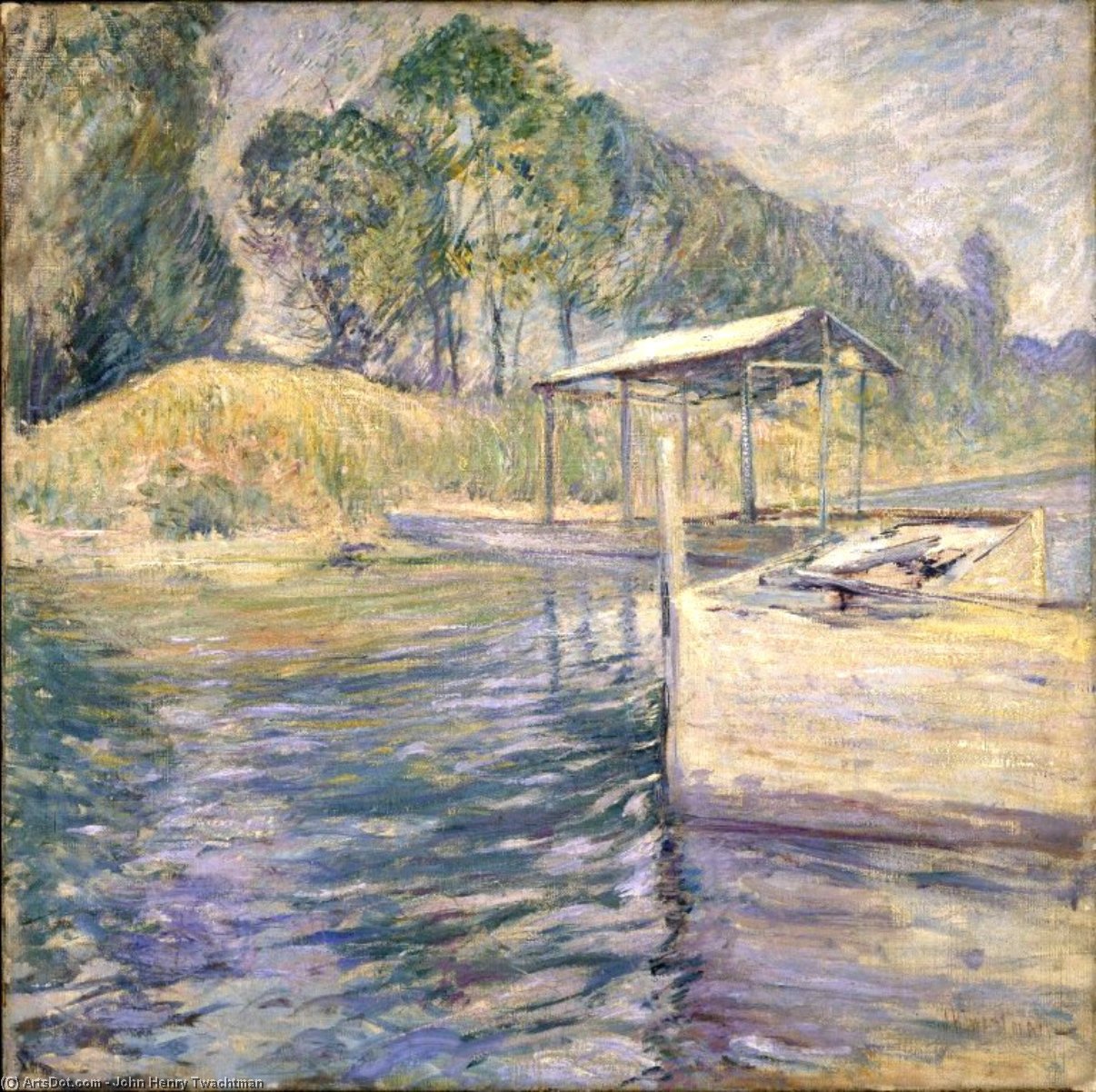 Wikioo.org - The Encyclopedia of Fine Arts - Painting, Artwork by John Henry Twachtman - Reflections