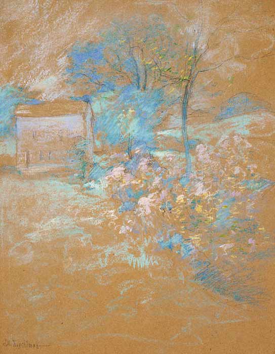 Wikioo.org – La Enciclopedia de las Bellas Artes - Pintura, Obras de arte de John Henry Twachtman - Spring 1