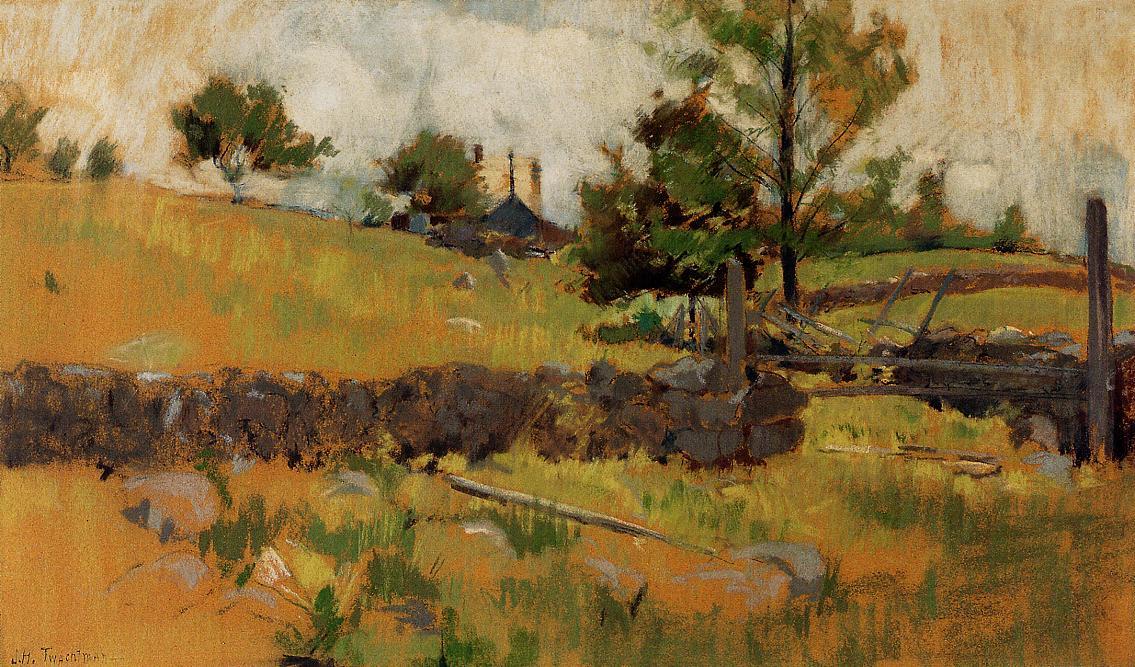 WikiOO.org - Енциклопедія образотворчого мистецтва - Живопис, Картини
 John Henry Twachtman - Spring Landscape