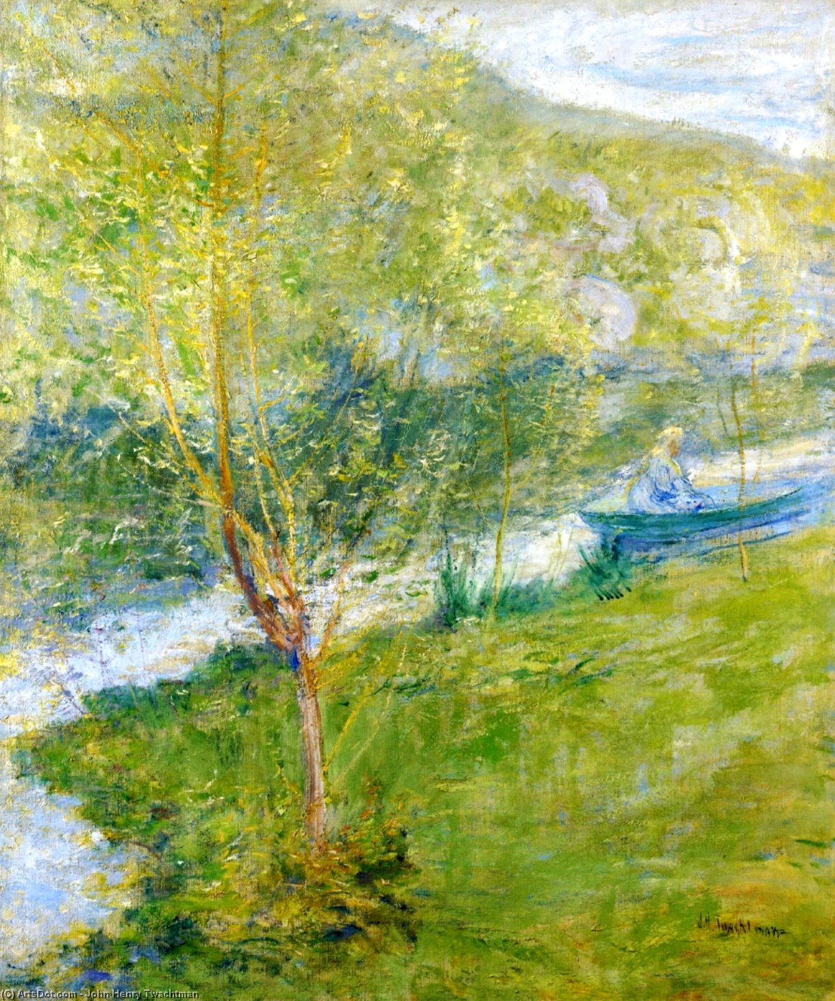 Wikioo.org - The Encyclopedia of Fine Arts - Painting, Artwork by John Henry Twachtman - Spring