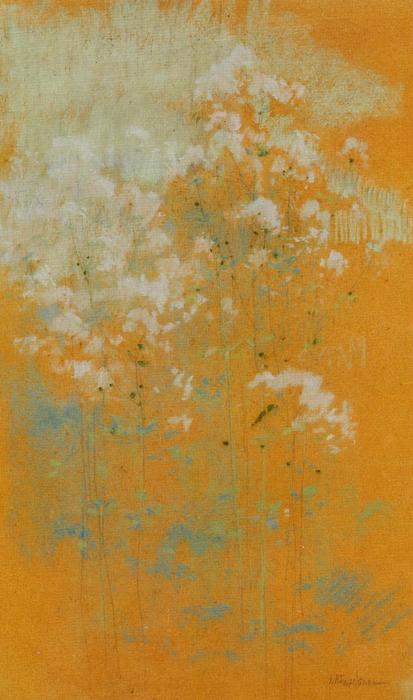 Wikioo.org – L'Enciclopedia delle Belle Arti - Pittura, Opere di John Henry Twachtman - fiori selvatici