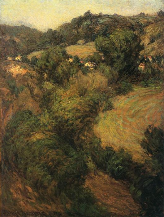WikiOO.org - Encyclopedia of Fine Arts - Maľba, Artwork John Ottis Adams - Across the Valley