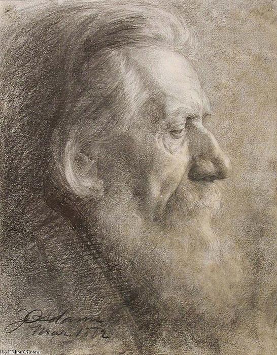 WikiOO.org - Encyclopedia of Fine Arts - Maalaus, taideteos John Ottis Adams - bearded man