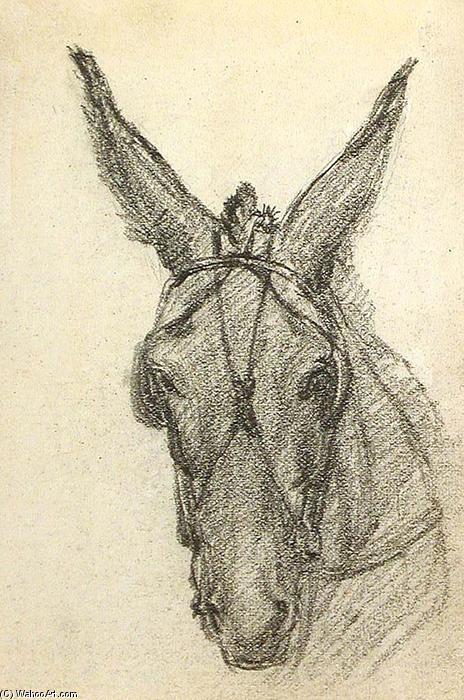 WikiOO.org - Encyclopedia of Fine Arts - Maleri, Artwork John Ottis Adams - Mule