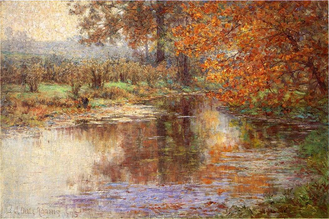 Wikioo.org - The Encyclopedia of Fine Arts - Painting, Artwork by John Ottis Adams - The Glimmerglass of the Mississinewa