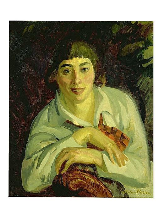 WikiOO.org - Encyclopedia of Fine Arts - Målning, konstverk John Sloan - Austrian-Irish Girl