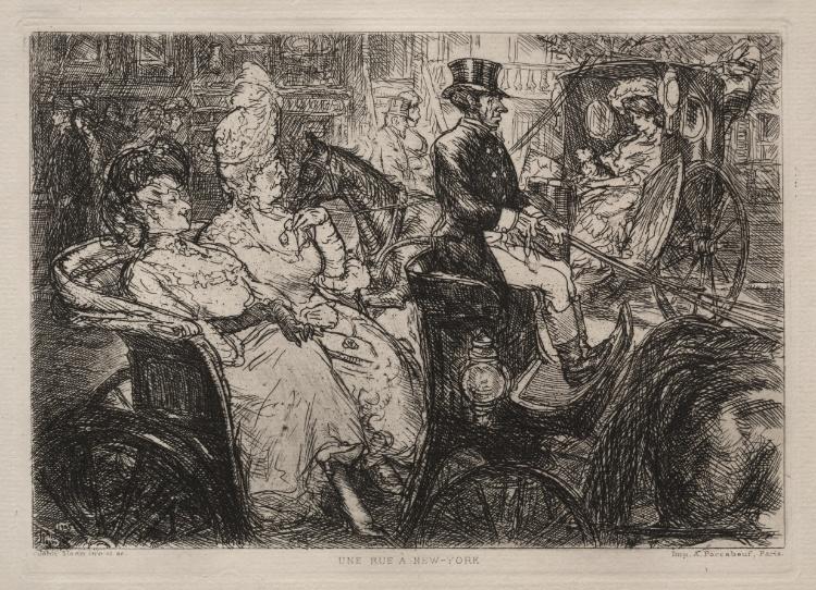 WikiOO.org - Encyclopedia of Fine Arts - Maleri, Artwork John Sloan - Fifth Avenue Critics 1