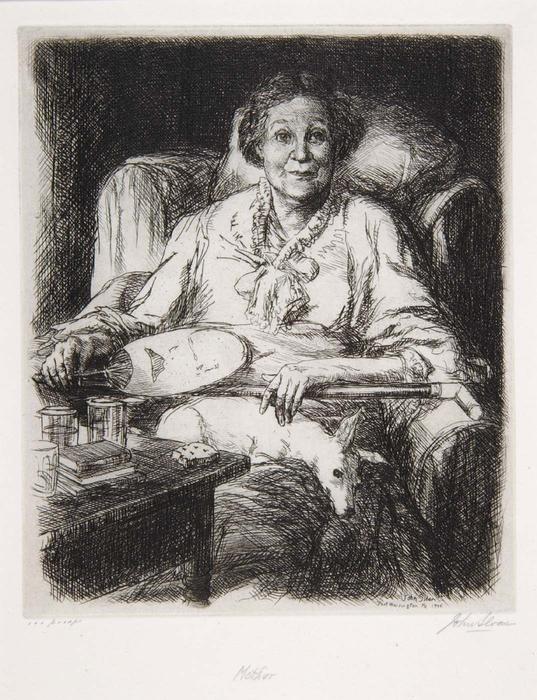 WikiOO.org - Encyclopedia of Fine Arts - Maleri, Artwork John Sloan - Mother