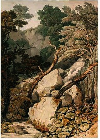 WikiOO.org - Encyclopedia of Fine Arts - Maľba, Artwork John White Abbott - Chudleigh, Devon