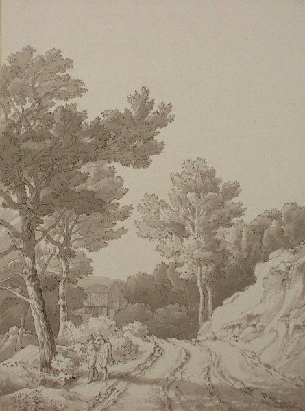 WikiOO.org - Encyclopedia of Fine Arts - Lukisan, Artwork John White Abbott - New Road to Twerton