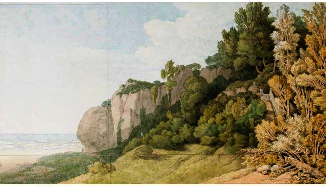 WikiOO.org - Encyclopedia of Fine Arts - Maleri, Artwork John White Abbott - ON THE WARREN NEAR DAWLISH, DEVON